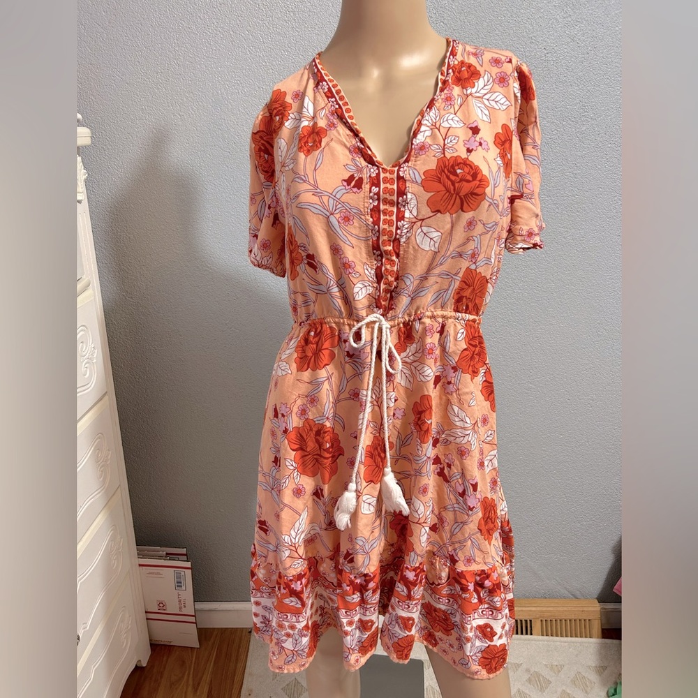 Bohemian floral dress size small - Picture 5 of 11